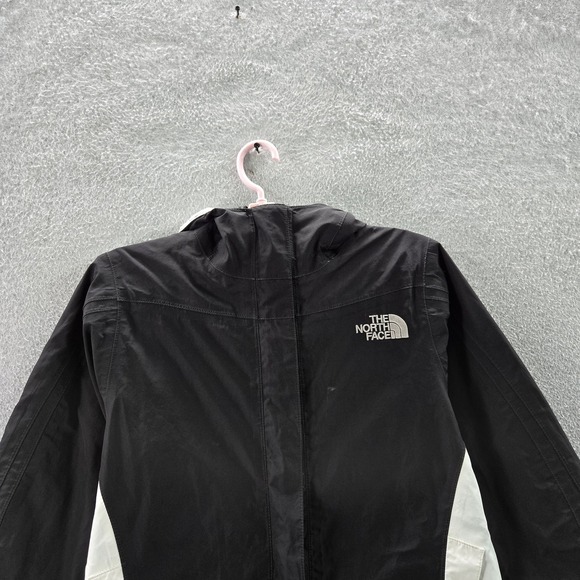 The North Face Women Jacket S Black Nylon HyVent Colorblock Activewear - Picture 9 of 10